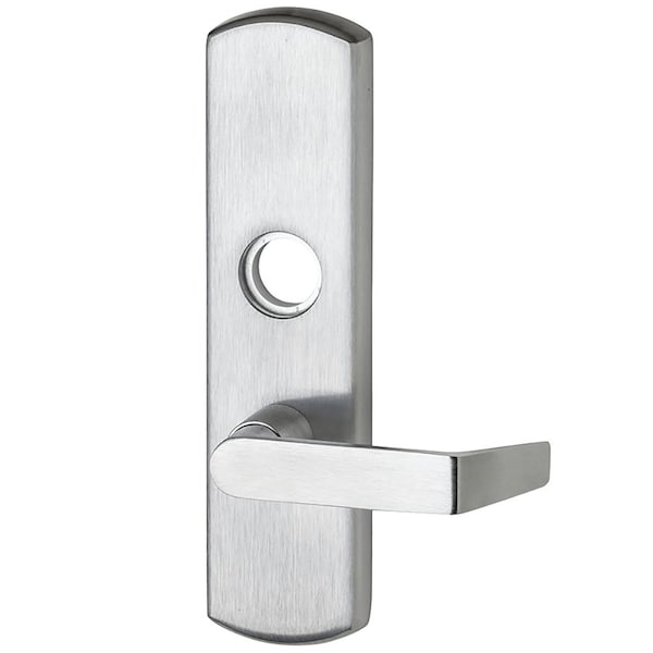 Electrified Lever Trim, Passage Function, Rim/Vertical Rod Prep, 06 Lever Style, Satin Chrome Finish